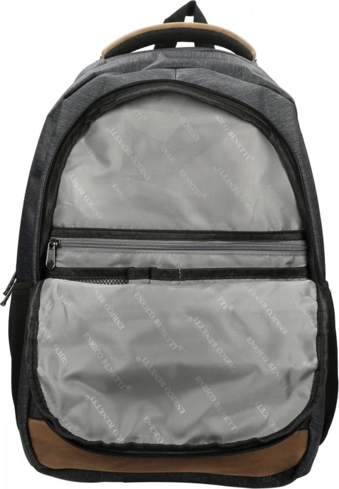 Pánský batoh do práce na notebook 17" 62121-012 grey München - náhled 3