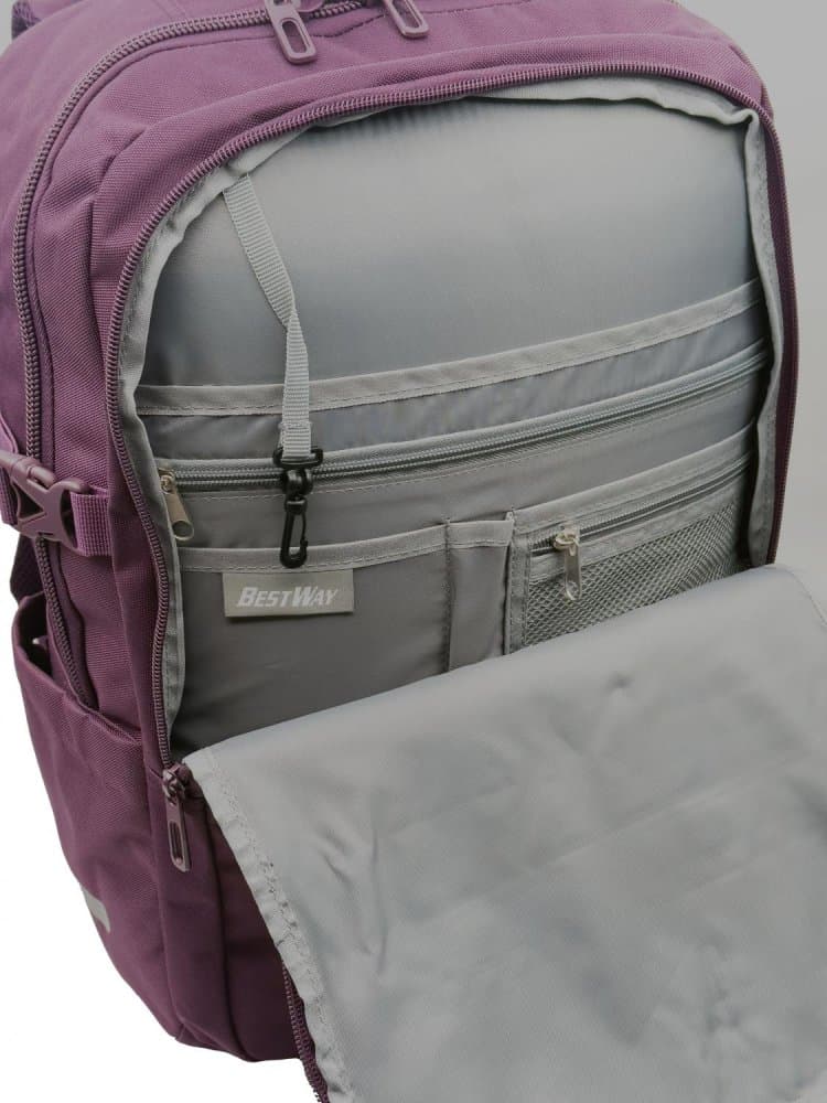 Bestway Cestovní batoh 40330-3000 fialový 30 L, 49 × 35 × 15 cm - náhled 5