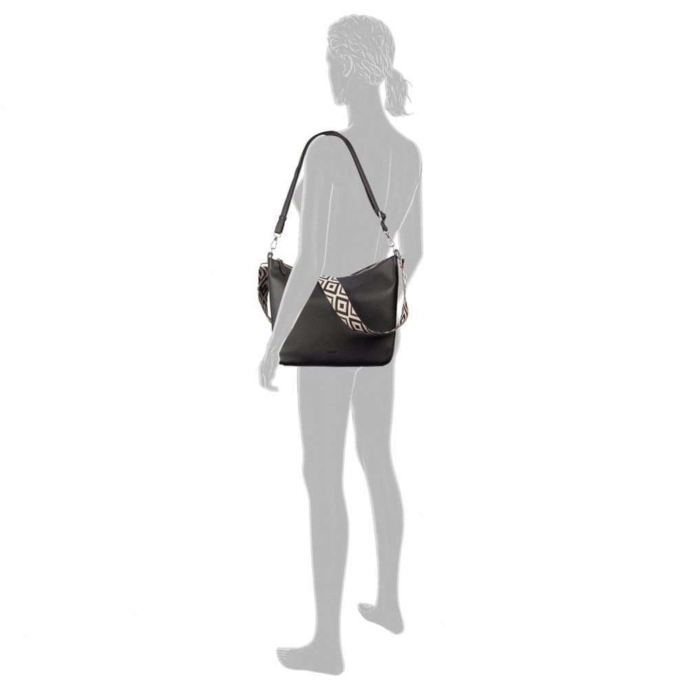 Gabor Linda velká kabelka hobo bag M 11674 černá - náhled 3