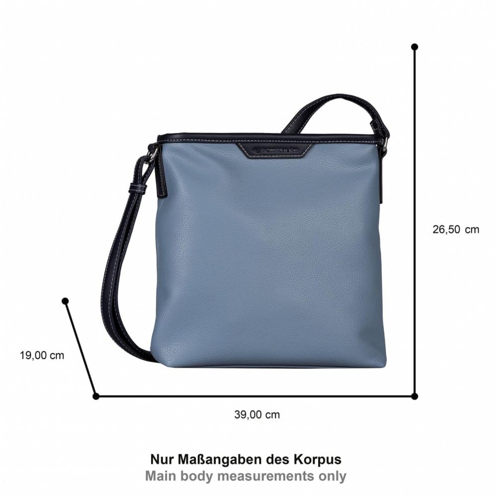 Dámská crossbody kabelka Tom Tailor Leora – modrá elegantní klasika  11377 - náhled 5