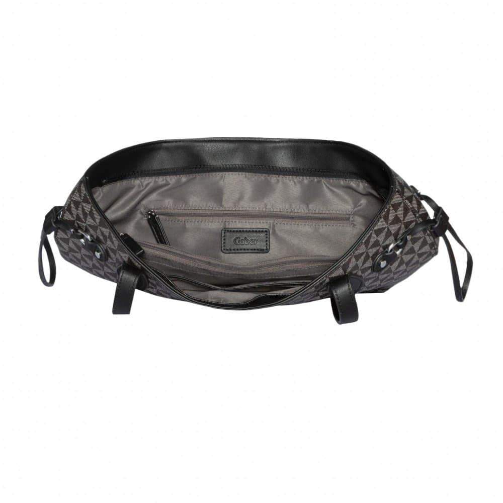 Gabor Kabelka Barina zip shopper mixed black 8441-133 černá - náhled 3