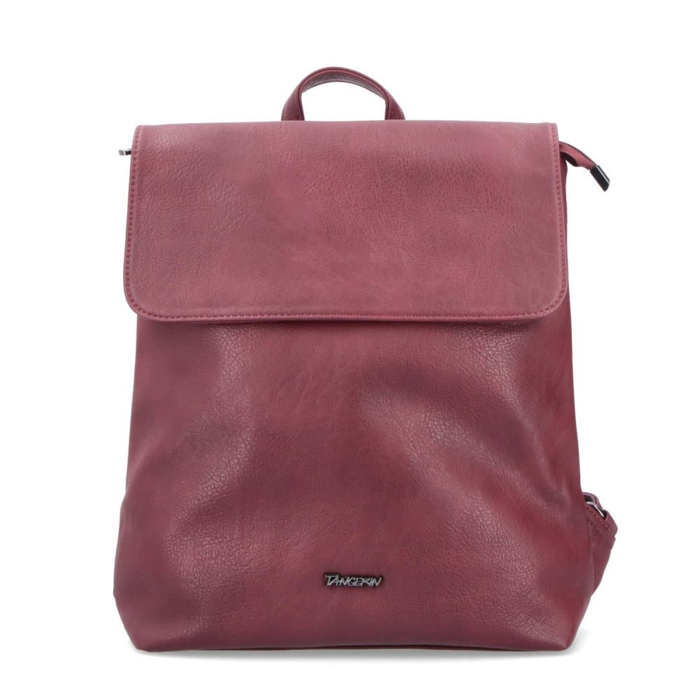 Tangerin Dámský elegantní koženkový batoh do města 8009 bordó - náhled 2