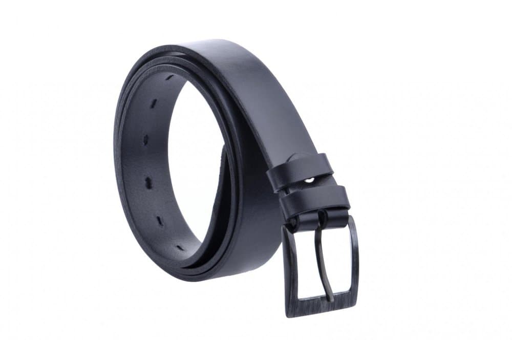 Penny belts pánský kožený černý pásek 14-60 115 cm - náhled 3