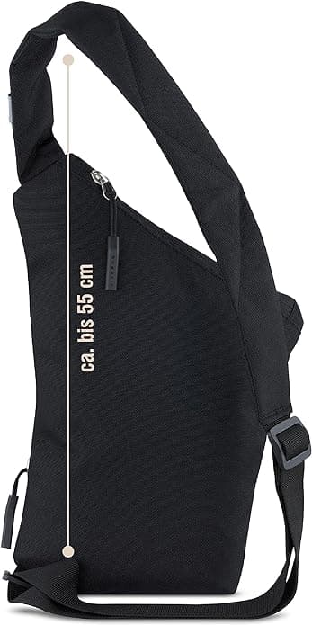 Bugatti Pánský batoh na jedno rameno černý BlancDeLight 49451101 body safe bag - náhled 4