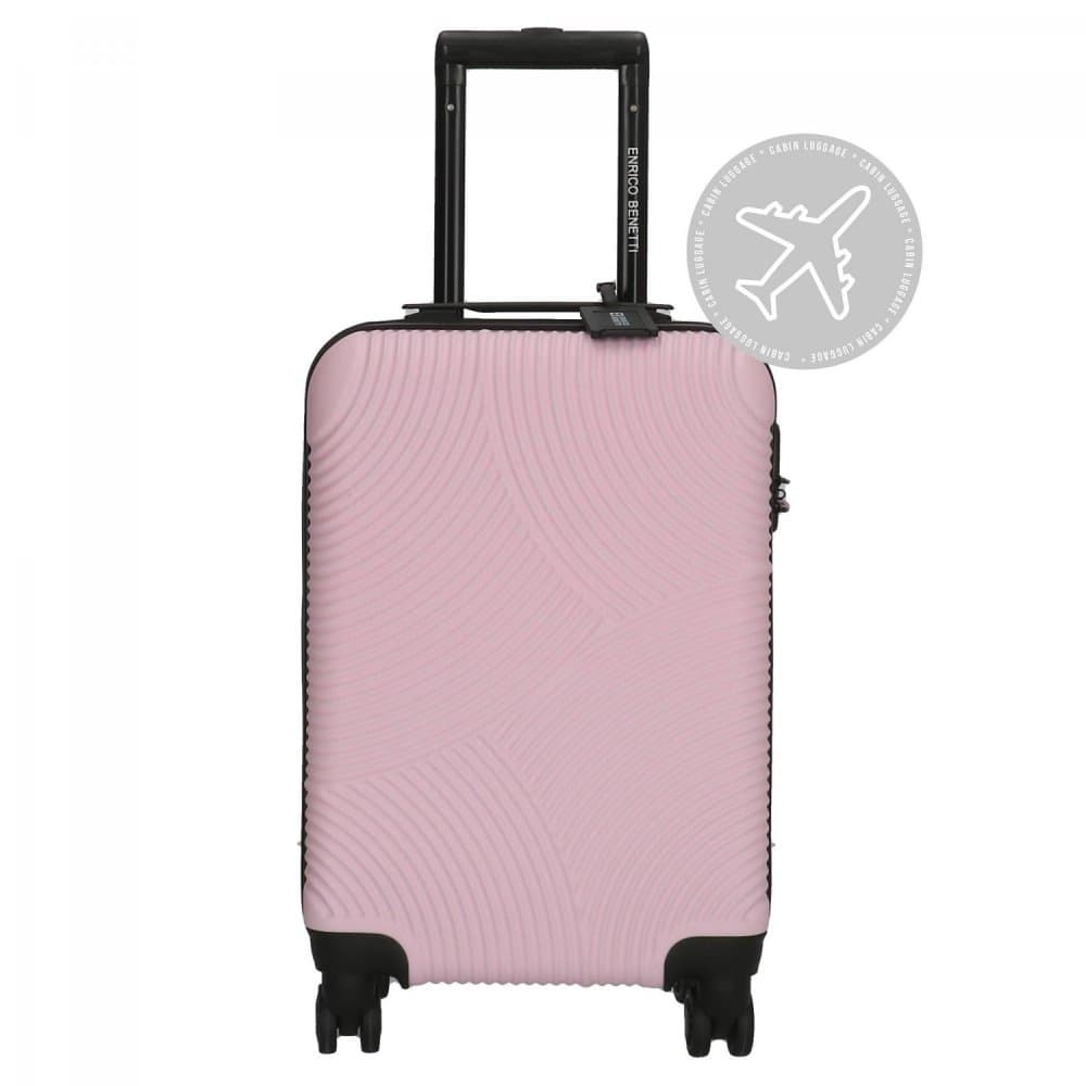 Kufr do letadla 55 cm Enrico Benetti Louisville S pink 39040-50-009 růžový