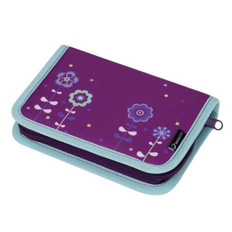 Bagmaster Školní penál CASE GALAXY 6 A - kytky