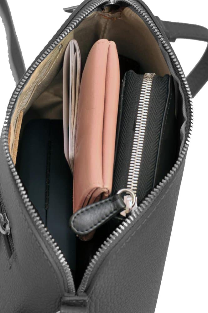 MaxFly dámská kožená kabelka crossbody 5232 šedá - náhled 2