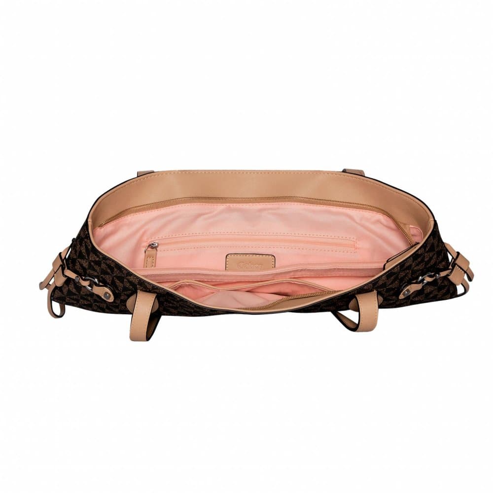 Kabelka Gabor Barina zip shopper mixed brown 8441-136 hnědá - náhled 3