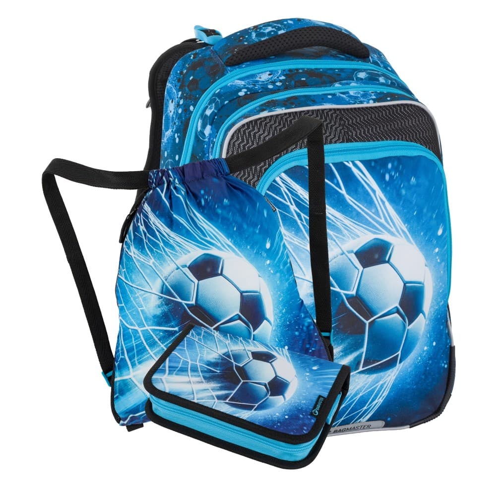 Bagmaster Malý školní set pro prvňáčky Fotbal BETA 26 C (batoh + penál + sáček na tělocvik) - náhled 1