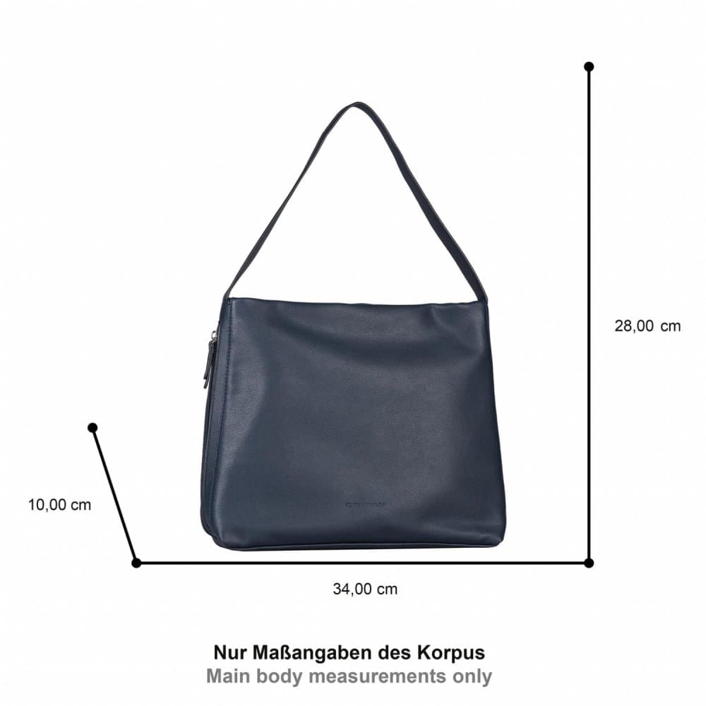 Yuma Hobo Bag M Dark Blue - elegantní tmavě modrá kabelka 011438 - náhled 3