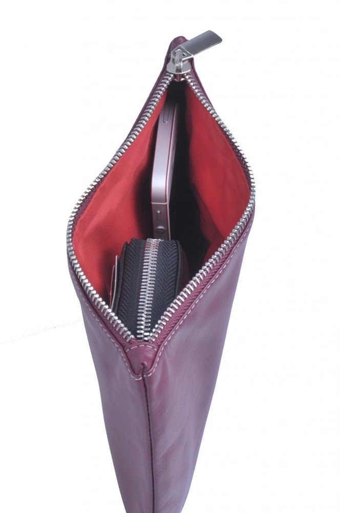 Kožená etue 611-0024 bordo - náhled 4
