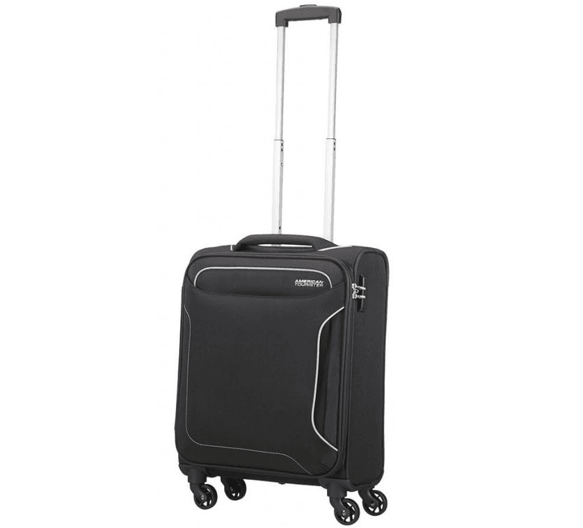 American tourister Malý černý cestovní kufr - kabinové zavazadlo HOLIDAY HEAT SPINNER 55/20 BLACK 106794-1041 - náhled 4