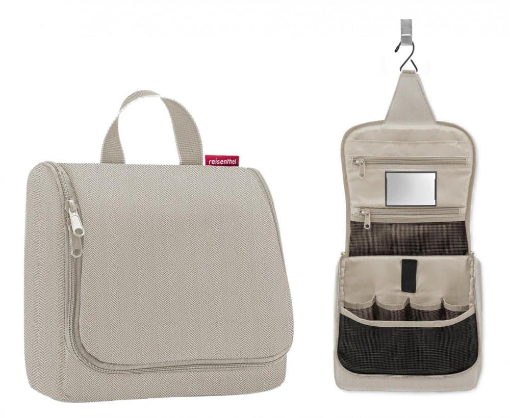 Kosmetická taška Reisenthel Toiletbag herringbone sand WH6049