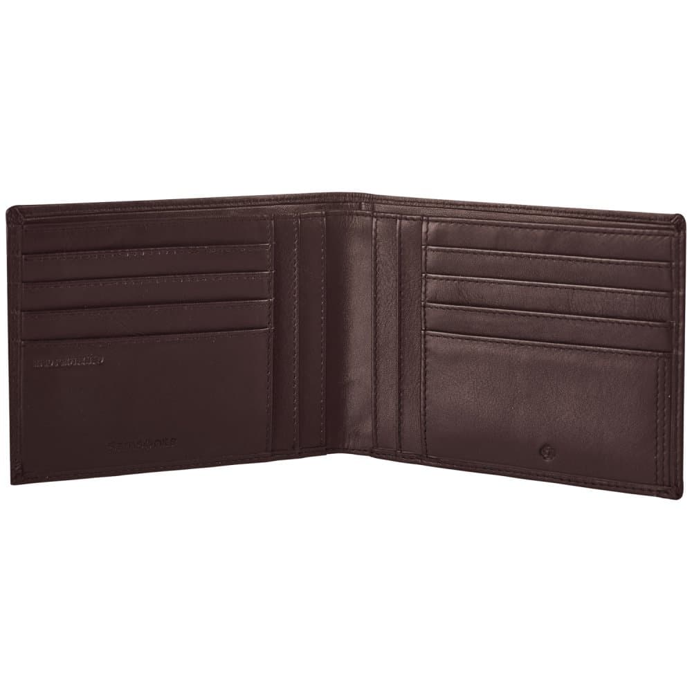 Samsonite kožená peněženka bez kapsy na drobné ATTACK 2 SLG 123997-1320 hnědá - náhled 2