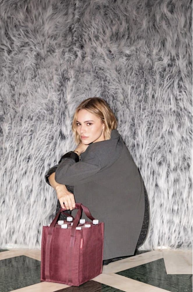 Taška na lahve Bottlebag twist maroon ZJ3104 - náhled 5