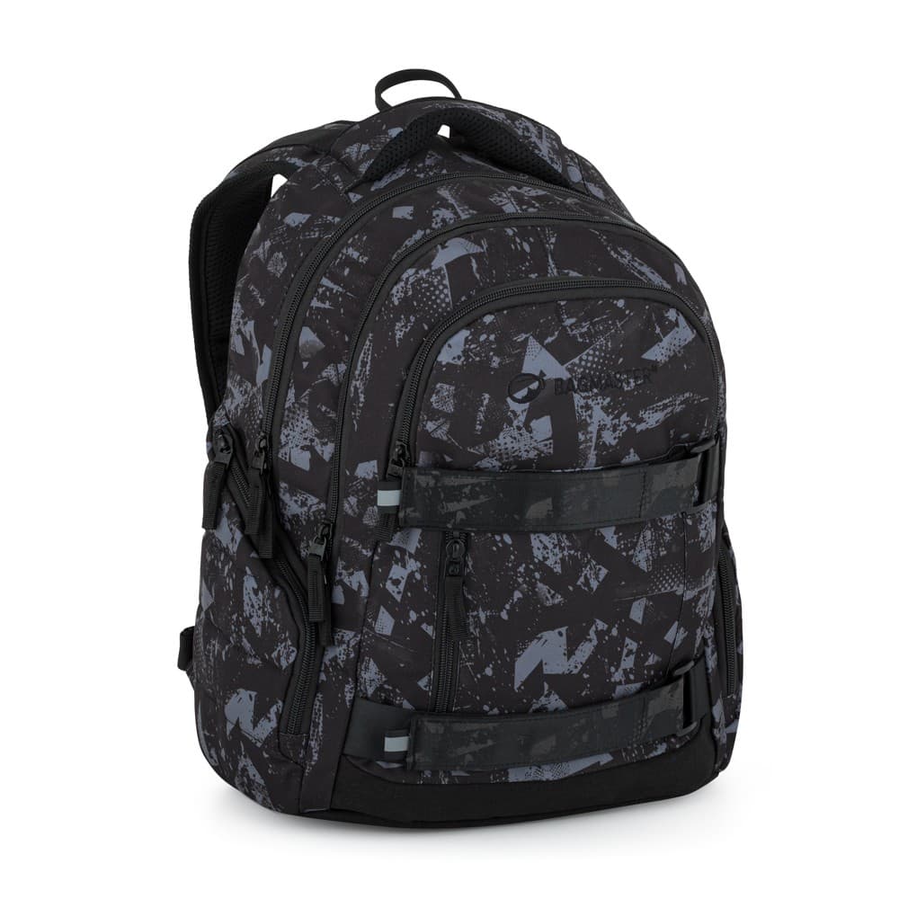 Bagmaster školní  batoh NOMAD 25 B – černo-šedý