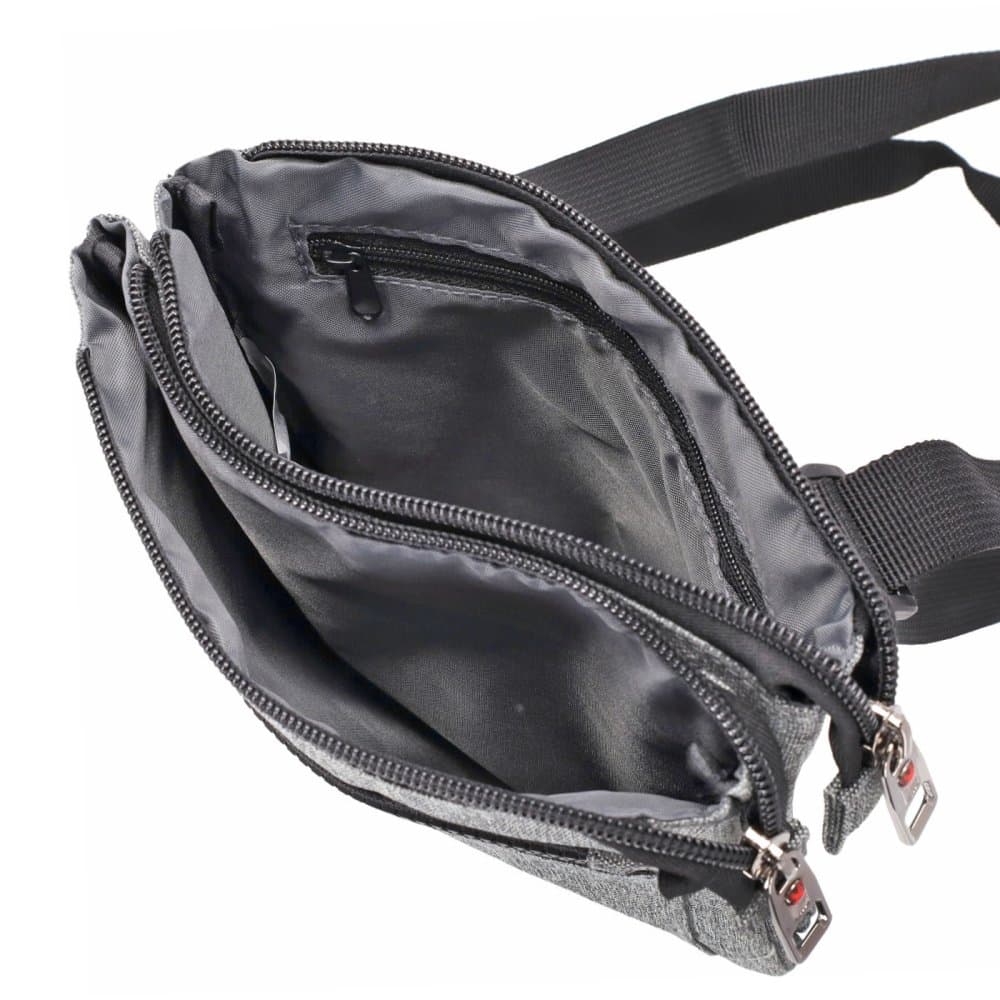 Travel N Meet malá crossbody taštička ME-027 šedá - náhled 3