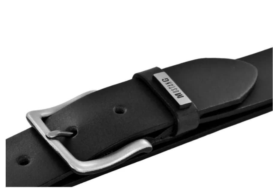 Kožený pásek Mustang černý 35 mm MG2101L15-0791 105 cm - náhled 4
