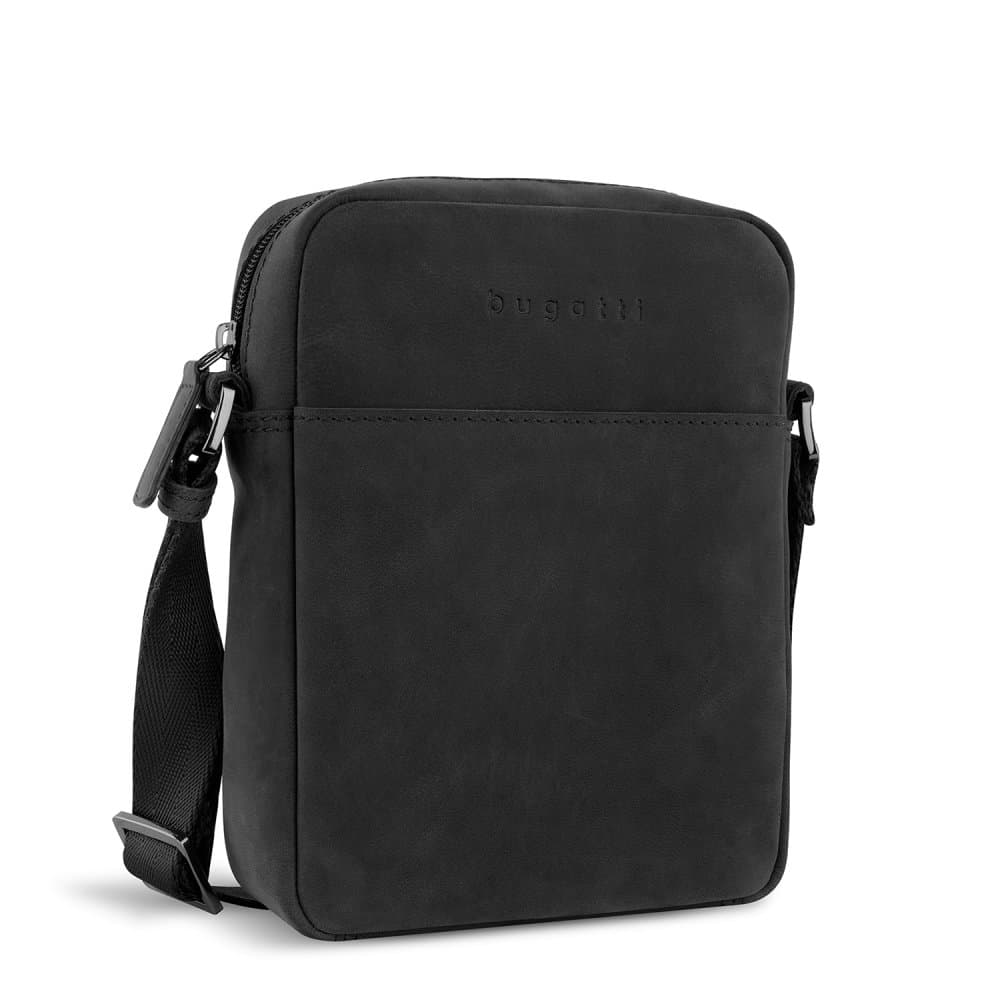 Pánská kožená crossbody taška Bugatti Luca – Černá (Vintage look) 49563701 černá - náhled 3