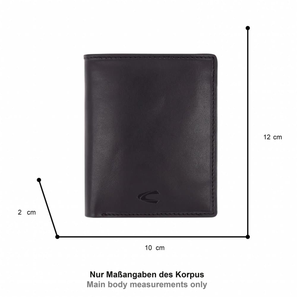 Pánská kožená peněženka Como černá 314-706-60 - náhled 4
