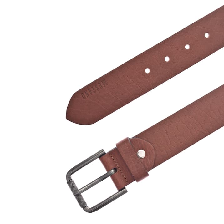 Kožený pásek MUSTANG MG2053R27-0645 světle hnědý cognac 100 cm - náhled 3