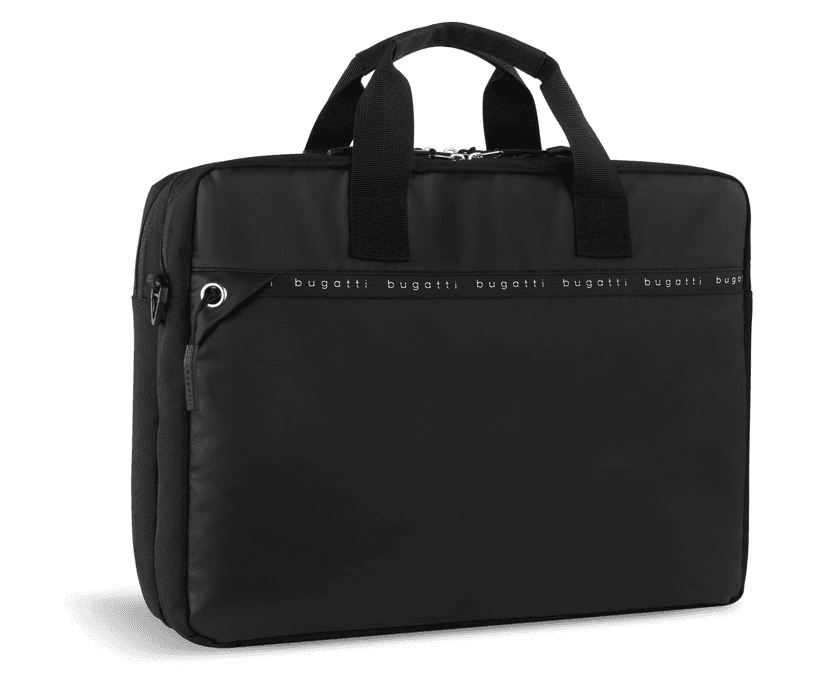 Pracovní aktovka na notebook Bugatti Blanc DeLight Briefcase 49451001 černá - náhled 2
