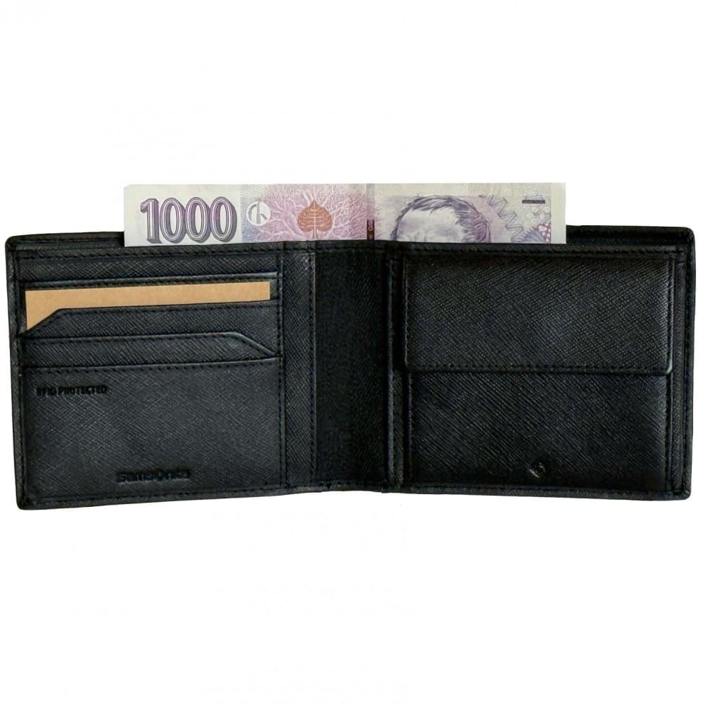 Samsonite pánská peněženka RELYON SLG 015  151895-1041 černá - náhled 5