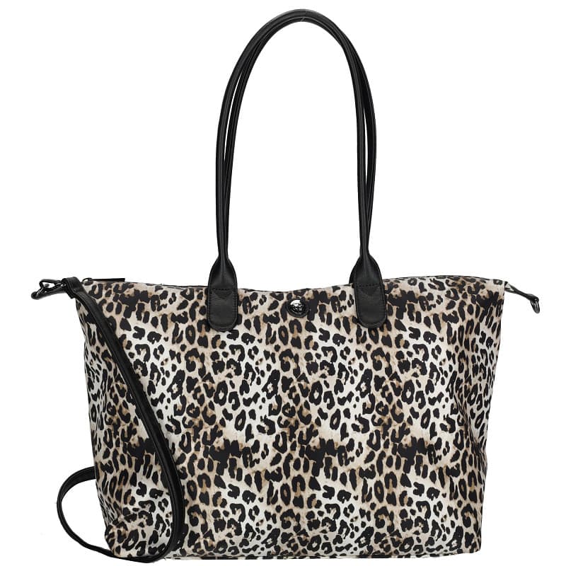 Enrico Benetti Claire Shopper - Stylová velká béžovo-černá kabelka 25001-406 - náhled 1