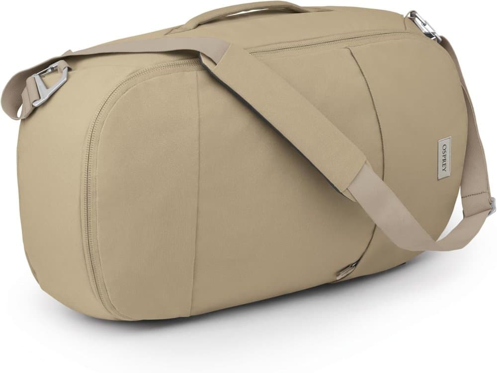 Arcane Duffel Pack Latte Brown 30 L – Cestovní taška a batoh 2v1, světle hnědá