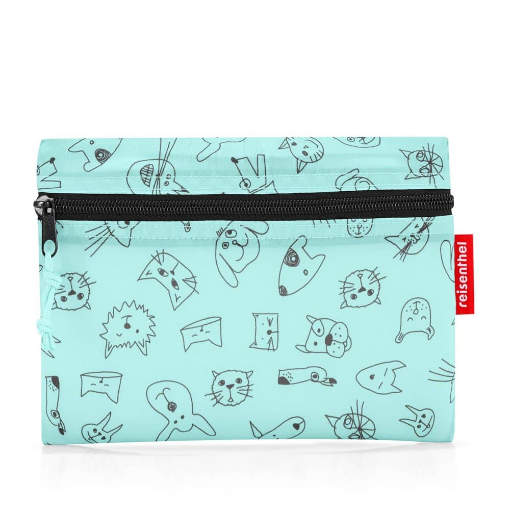 Reisenthel Mini maxi beachbag cats and dogs mint AA4062 - náhled 4