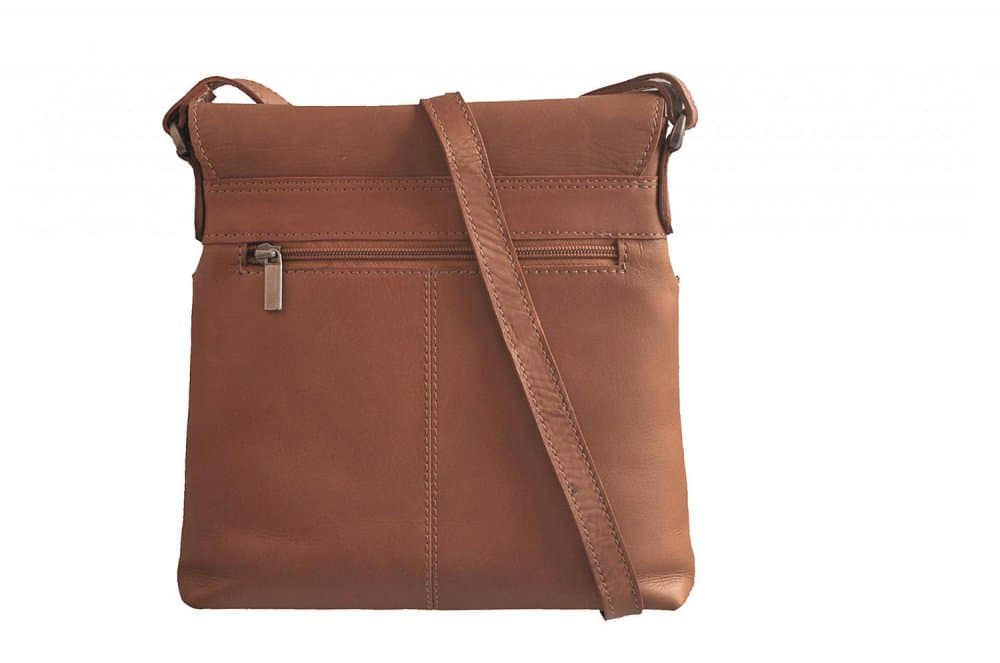 LederArt Kožená kabelka LA-503 hnědá cognac - náhled 5