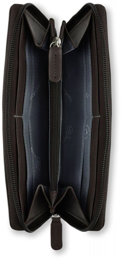 Dámská peněženka Bugatti Banda long zip  49133602 hnědá - náhled 3