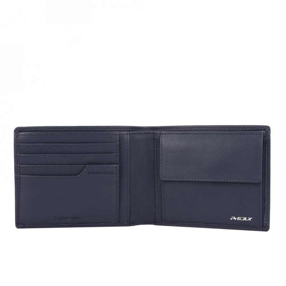 Samsonite Pánská kožená peněženka  PRO-DLX 6 144538-1615 tmavě modrá - náhled 4