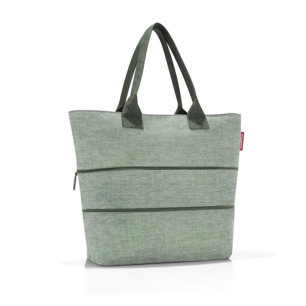 Elegantní nákupní taška na zip Reisenthel shopper e1 twist sage RJ5048 - náhled 5