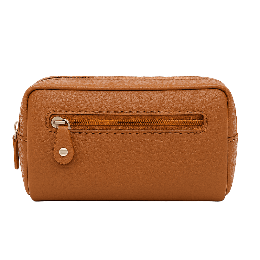 New Bags Leather kožená klíčenka SL-604 světle hnědá