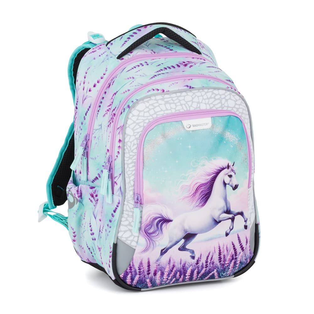 Bagmaster LUMI 26 B – kůň, lehký ergonomický batoh pro prvňáčky