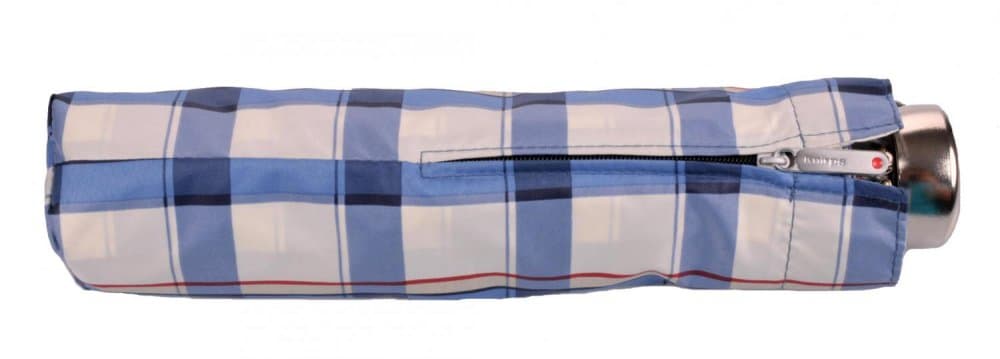 Luxusní deštník Minimatic SL check blue 8244251 - náhled 2