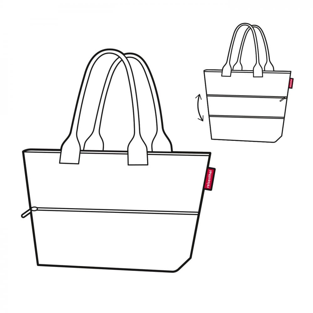 Elegantní nákupní kabelka  Reisenthel Shopper e1 baroque marble RJ7061 - náhled 3