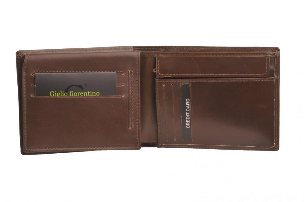 Giglio leather Pánská peněženka GF-011 hnědá - náhled 4
