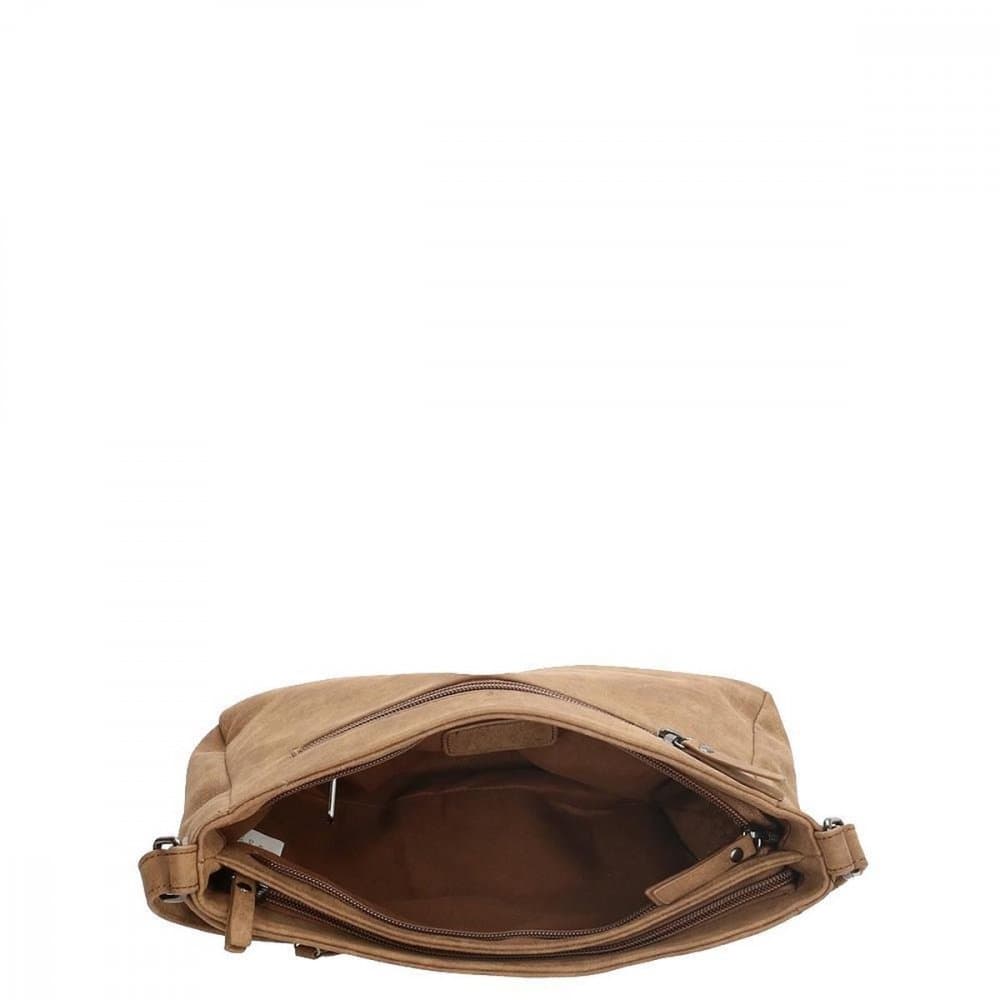 Kabelka přes rameno světle hnědá Nouméa 66312-010 Camel - náhled 5