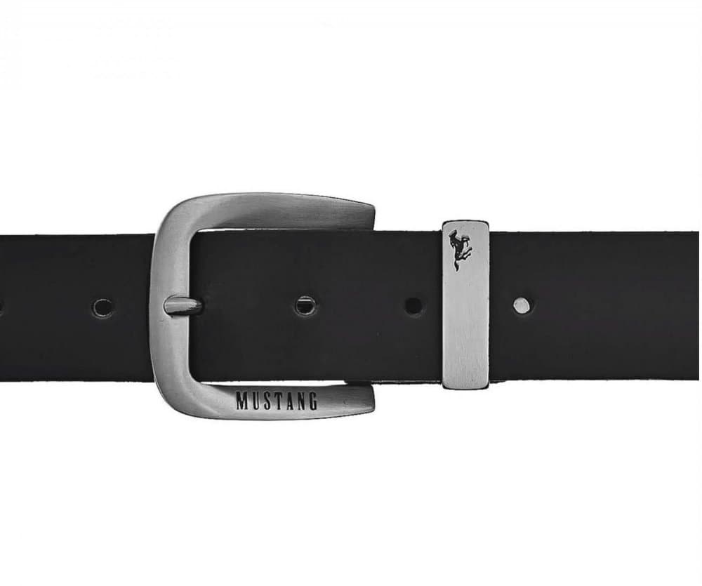 Kožený černý pásek Mustang 35 mm MG2103L15-0791 100 cm - náhled 3