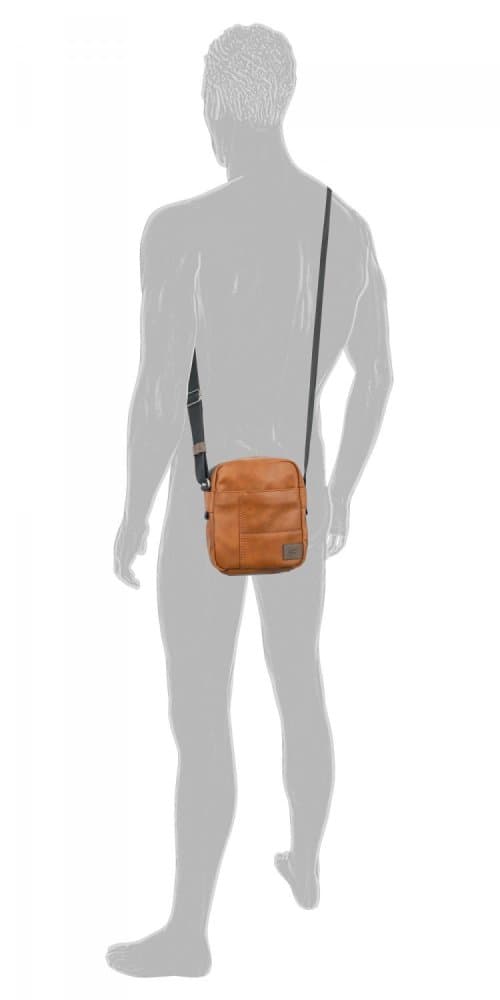 Camel Active taška přes rameno LAOS CROSS BAG S  001568 světle hnědá - náhled 4