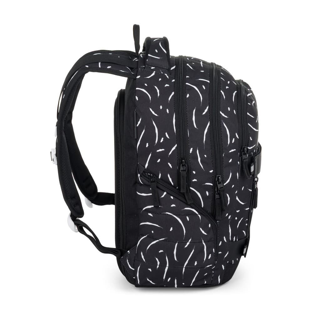 Bagmaster školní batoh NOMAD 25 A – černo-bílý - náhled 2