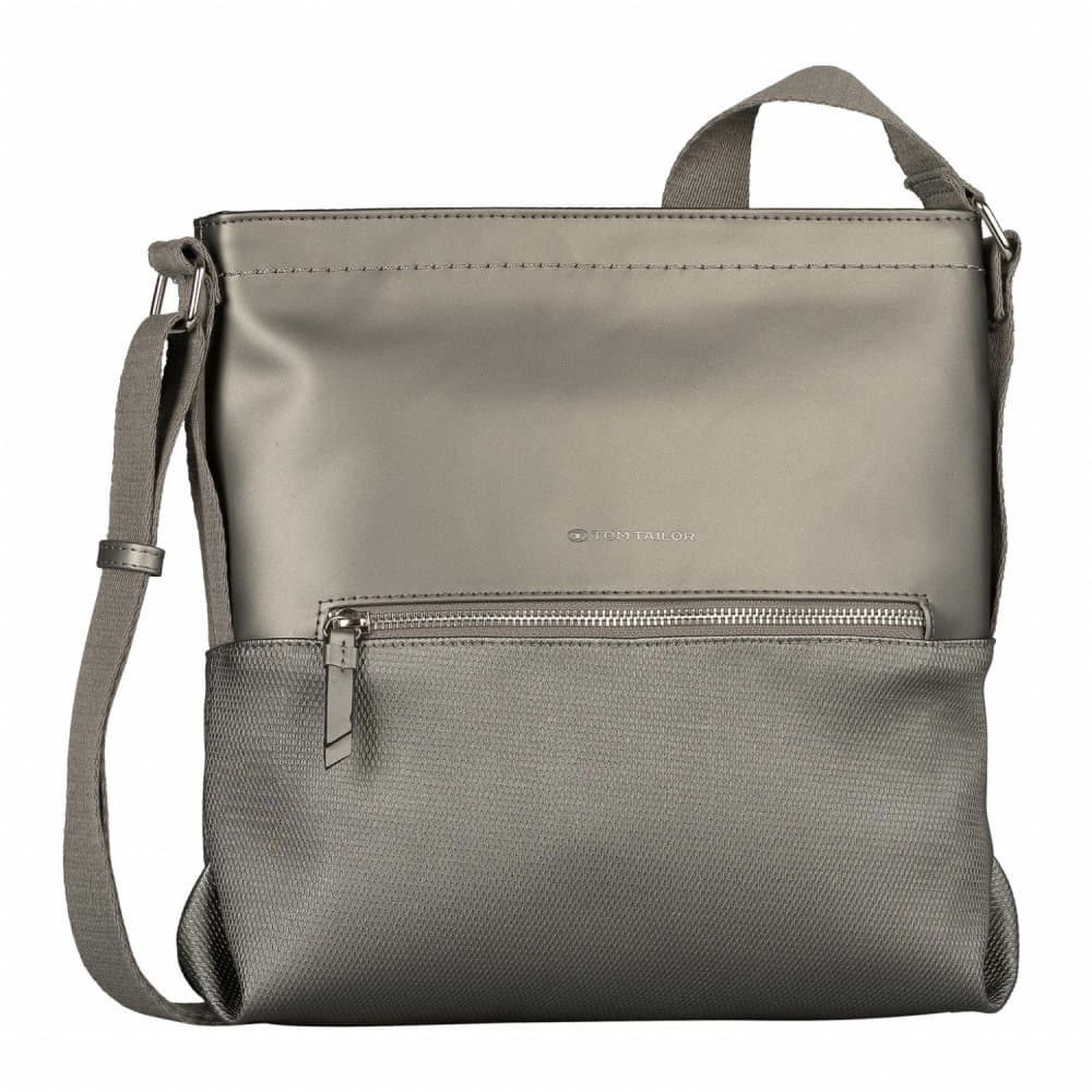 Dámská crossbody kabelka Tom Tailor Erin Cross Bag M 11902 metalická šedá