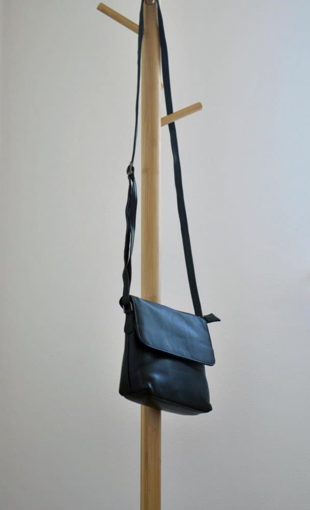 New bags leather malá kabelka přes rameno LB-204 černá - náhled 5