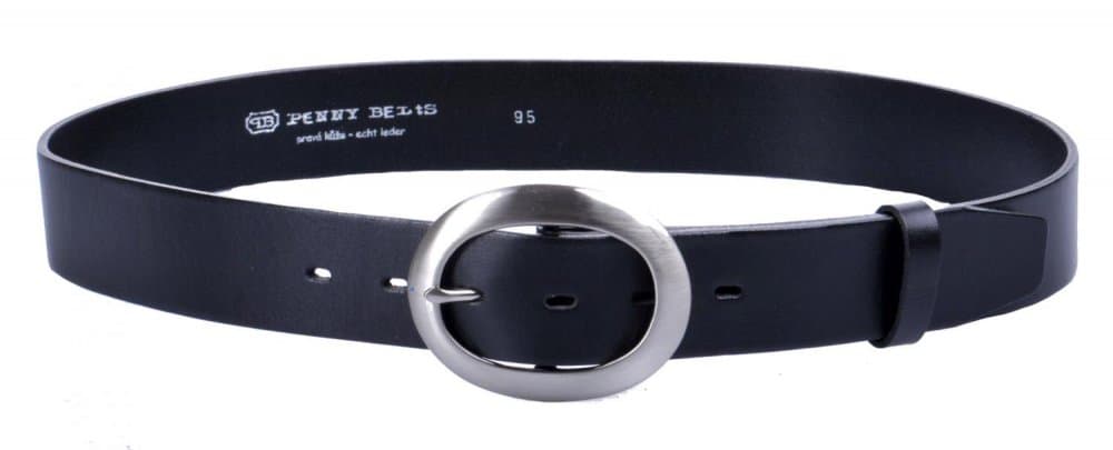 Dámský kožený pásek Penny Belts 11863 černý 100 cm - náhled 3