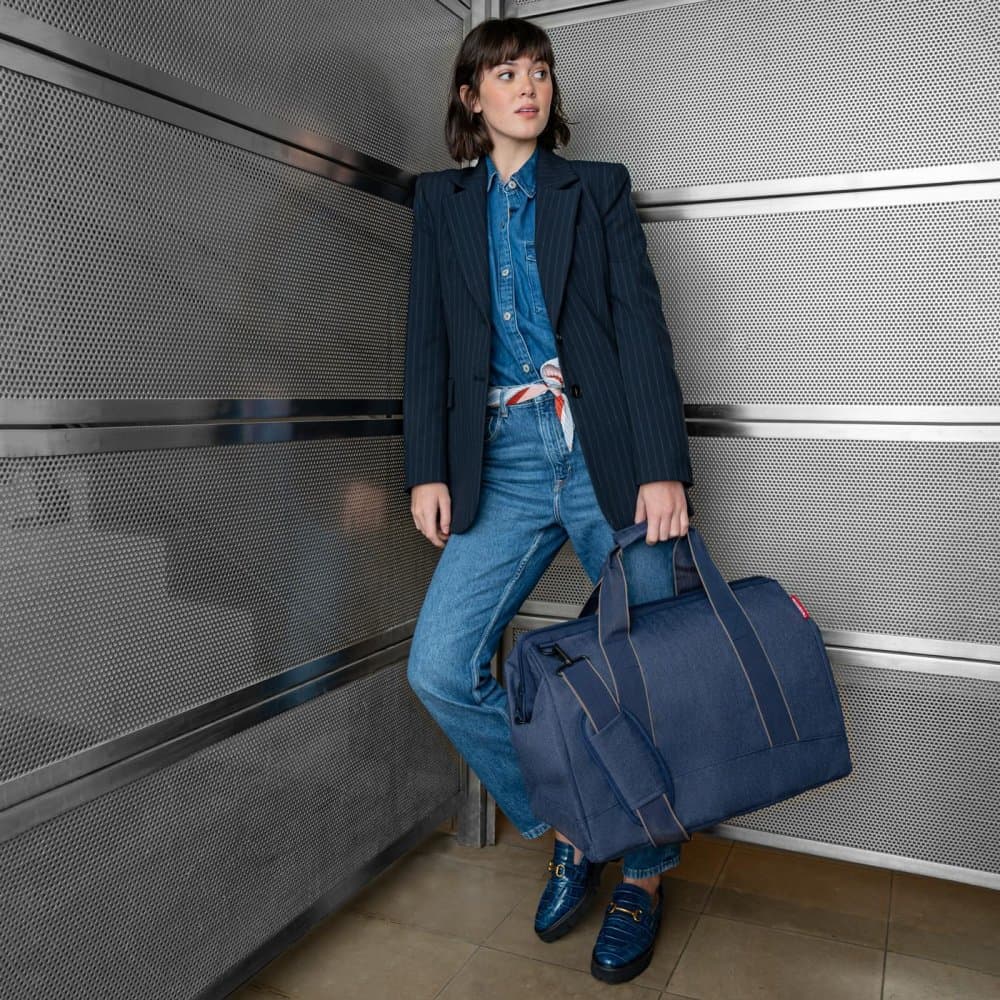 Cestovní taška Reisenthel Allrounder L Herringbone dark blue MT4113 - náhled 5