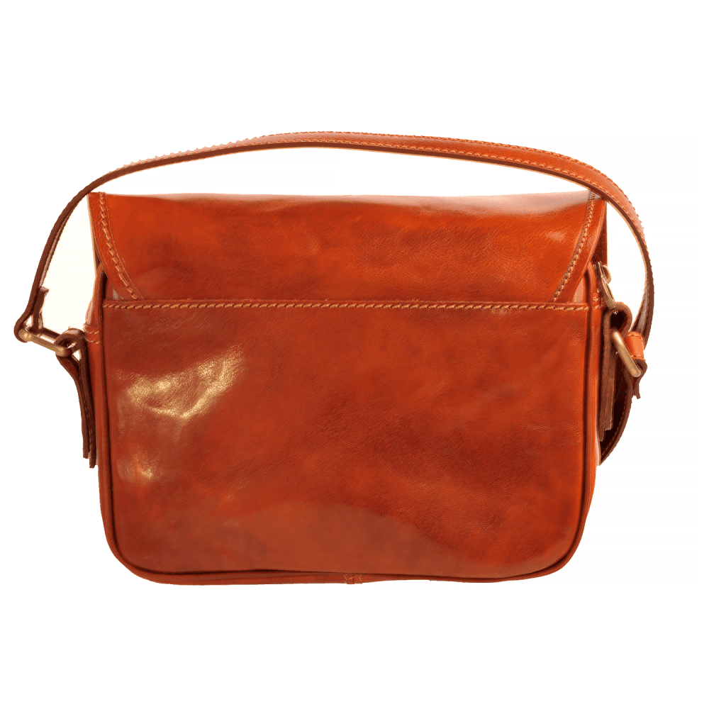 Giglio leather Dámská kožená kabelka 0588 světle hnědá - náhled 5