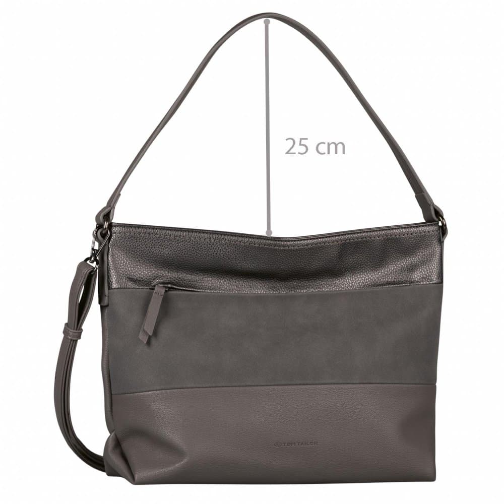 Tom Tailor kabelka Nicolina Hobo bag M 010908 šedá - náhled 5