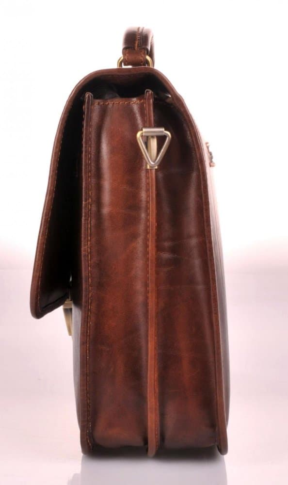 Giglio leather pánská kožená aktovka 224 NZ hnědá - náhled 4